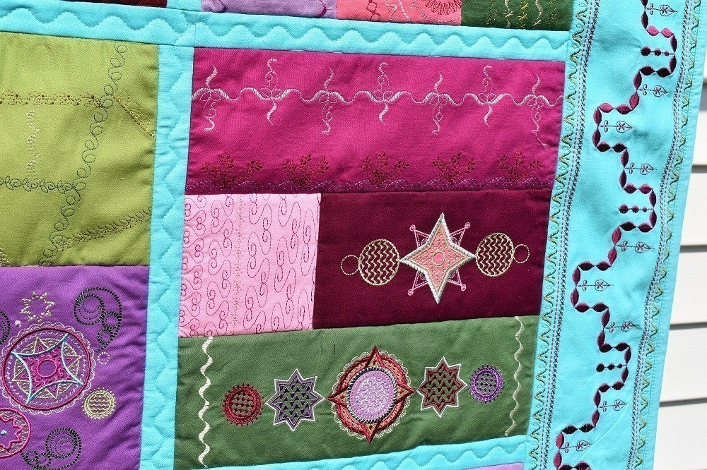 CELESTE Modern-Design Embroidered Wall Hanging - Image 4