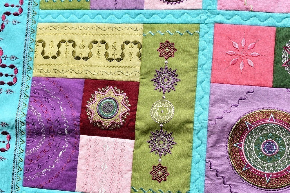 CELESTE Modern-Design Embroidered Wall Hanging - Image 5