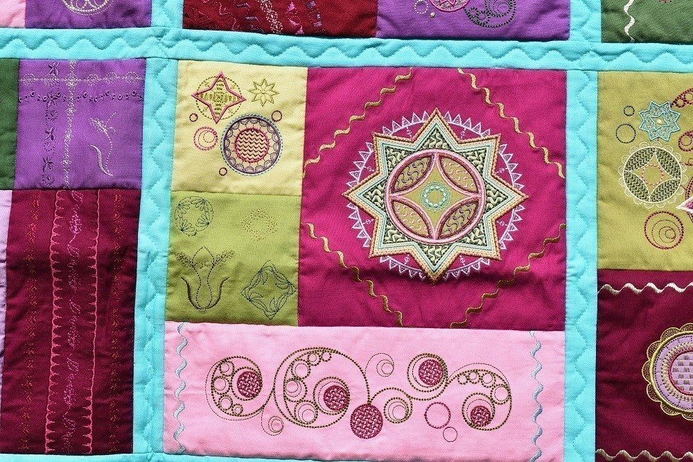 CELESTE Modern-Design Embroidered Wall Hanging - Image 6