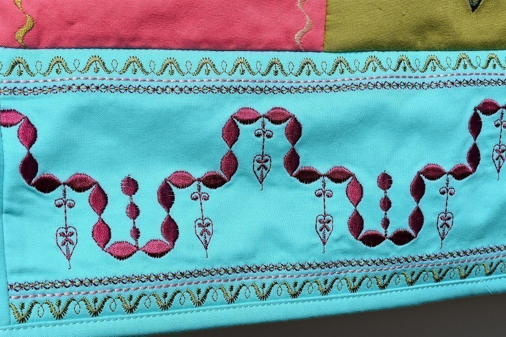 CELESTE Modern-Design Embroidered Wall Hanging - Image 7