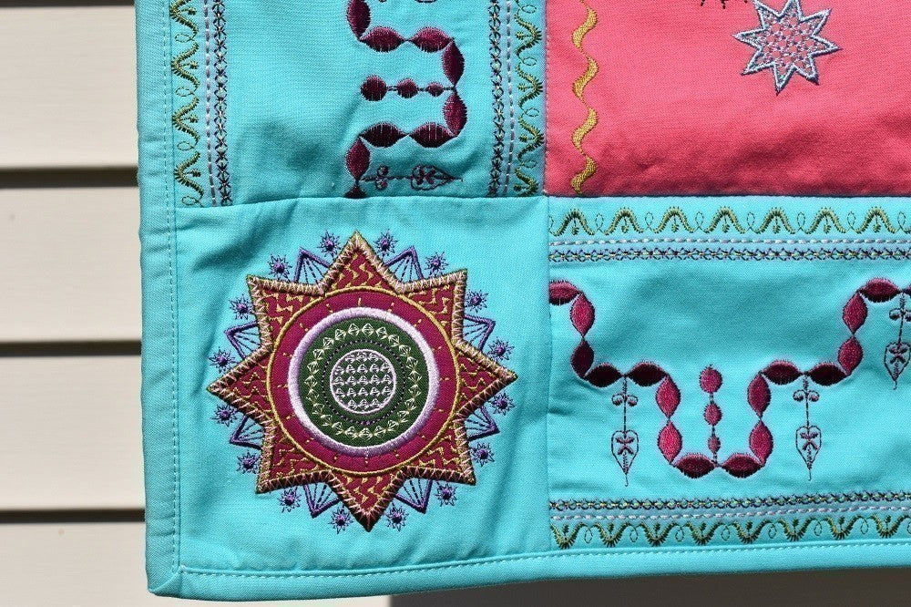 CELESTE Modern-Design Embroidered Wall Hanging - Image 8