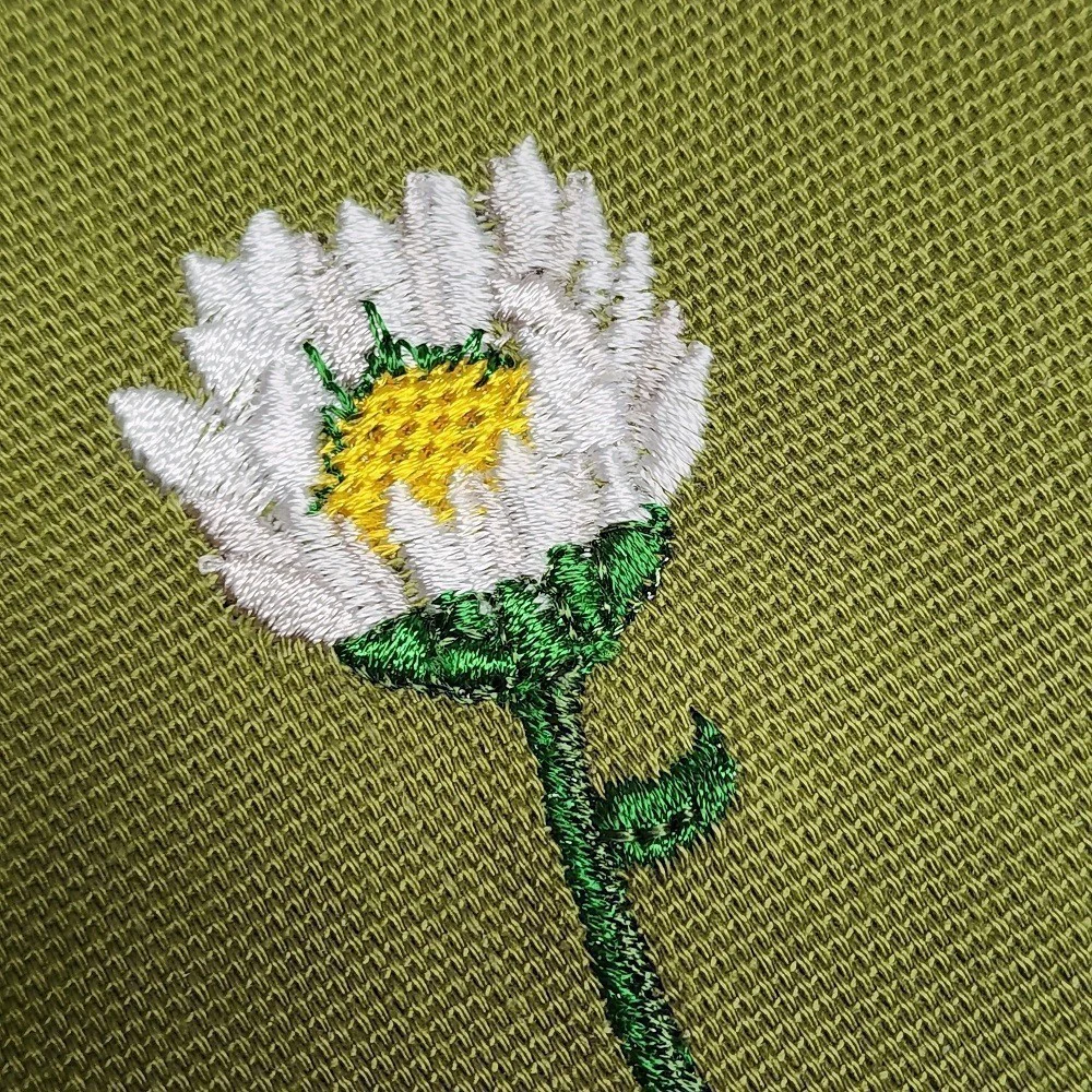 DAISY TRIPTYCH Embroidered Pillow Cover - Image 6