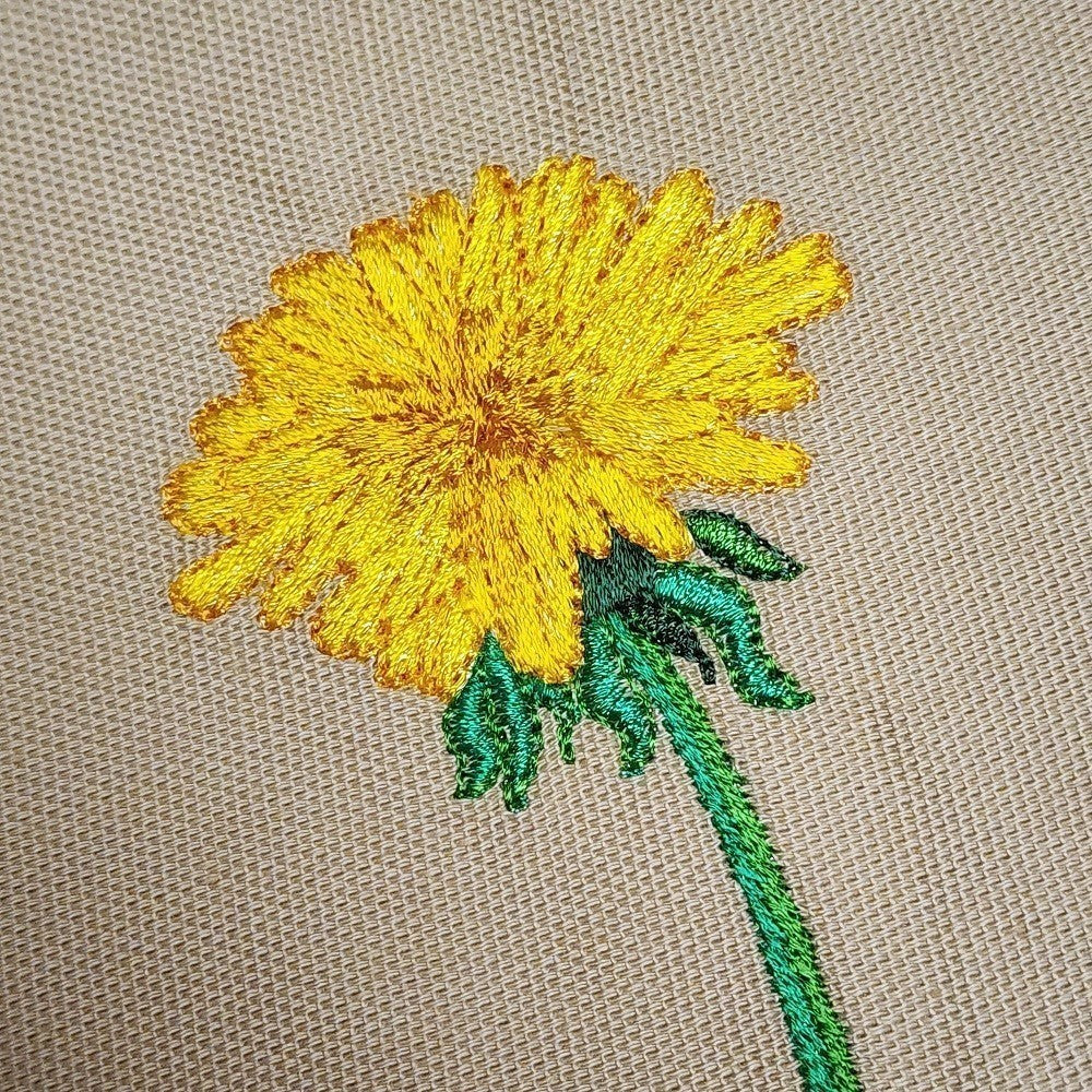DANDELION TRIPTYCH Embroidered Pillow Cover - Image 5