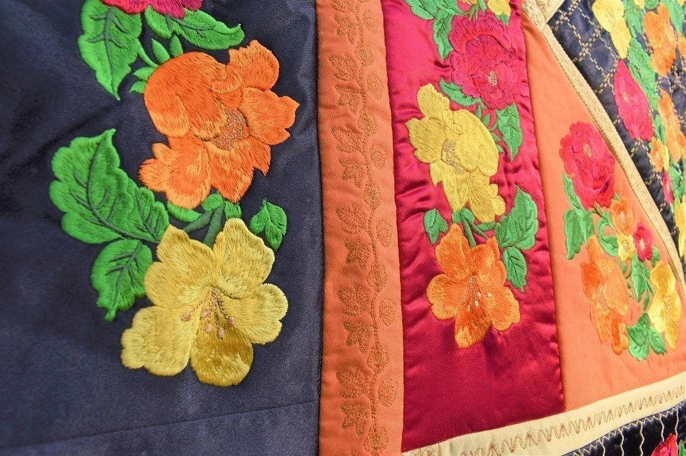 FIESTA Floral Embroidered Wall Hanging - Image 11