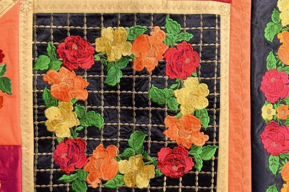 FIESTA Floral Embroidered Wall Hanging - Image 4