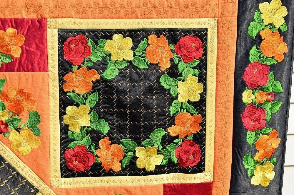 FIESTA Floral Embroidered Wall Hanging - Image 7