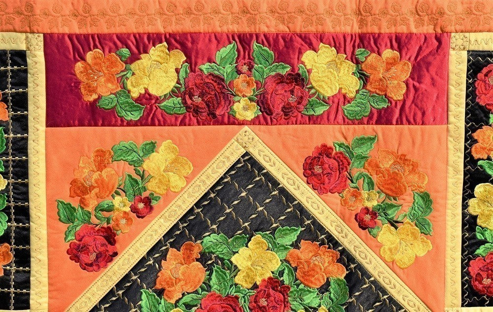 FIESTA Floral Embroidered Wall Hanging - Image 8