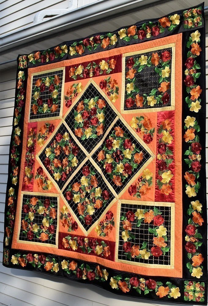 FIESTA Floral Embroidered Wall Hanging - Image 9