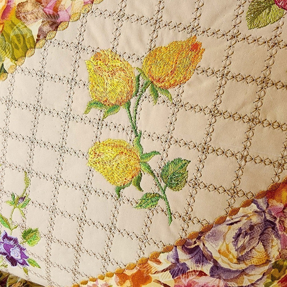 FROSTED ROSES Embroidered Decorator Pillow Covers - Image 12