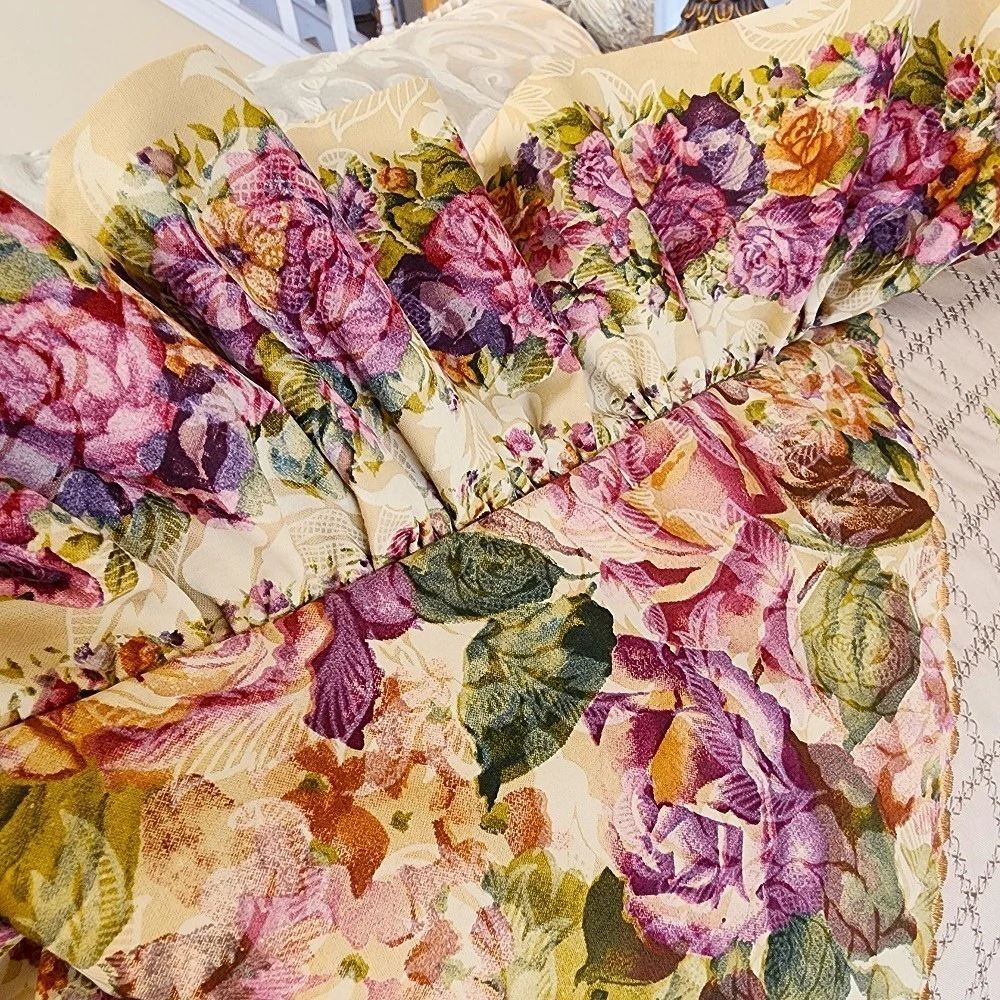 FROSTED ROSES Embroidered Decorator Pillow Covers - Image 14
