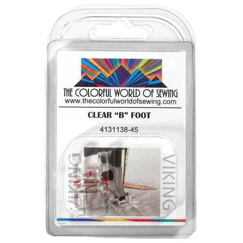 Husqvarna Viking Transparent Clear Foot "B" - Image 3