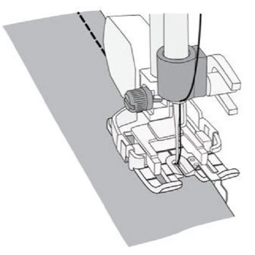 Husqvarna Viking Changeable 1/4" Guide Foot Sole for Interchangeable Dual Feed Walking Foot - Image 3