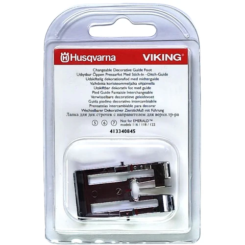 Husqvarna Viking Changeable Decorative Guide Foot Sole for the Interchangeable Dual Feed Walking Foot - Image 4