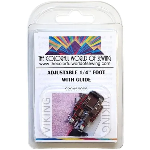 Husqvarna Viking Adjustable 1/4" Foot with Guide - Image 5