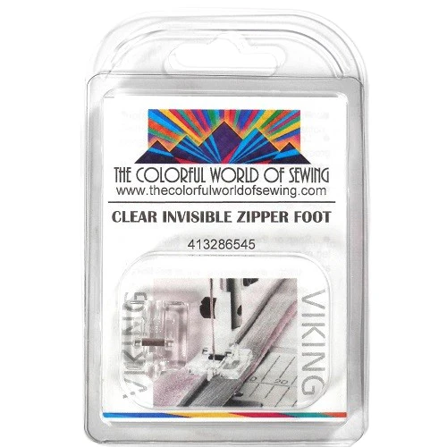 Husqvarna Viking Clear Invisible Zipper Foot - Image 4