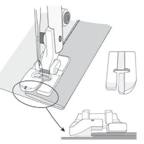 Husqvarna Viking Left Edge Topstitch Foot - Image 2