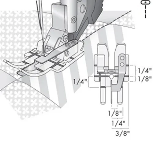 Pfaff Clear Stitch In Ditch Foot - Image 2