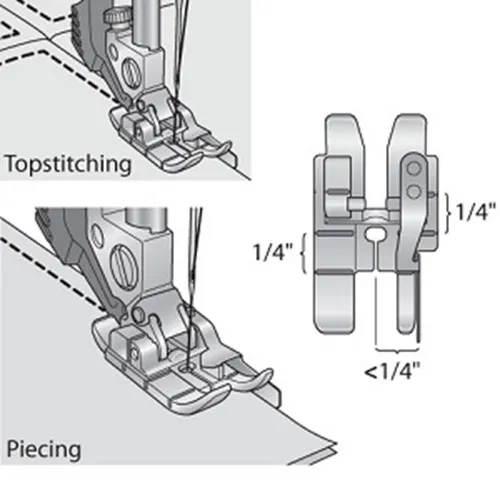 Pfaff Perfect 1/4 Inch Foot - Image 4
