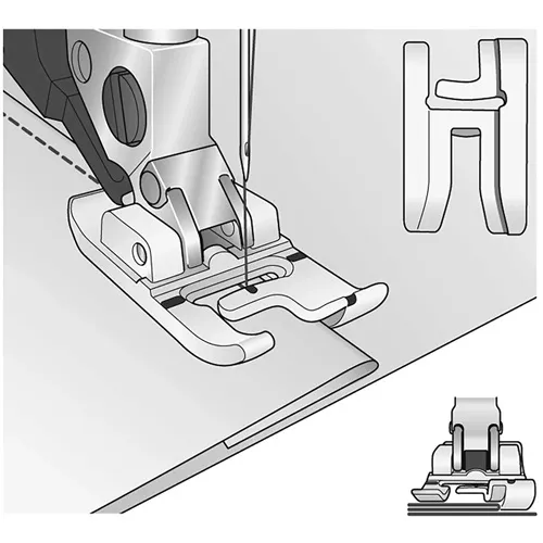Pfaff Right Edge Bi-Level Foot - Image 2