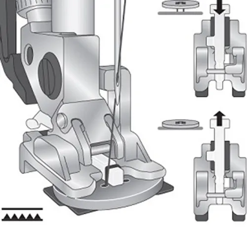 Pfaff Sew-On Button Foot - Image 2