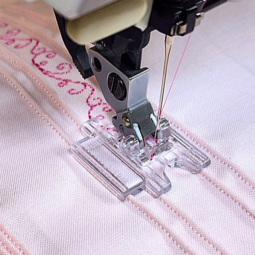 Husqvarna Viking Pintuck Foot with Decorative Stitch Guide