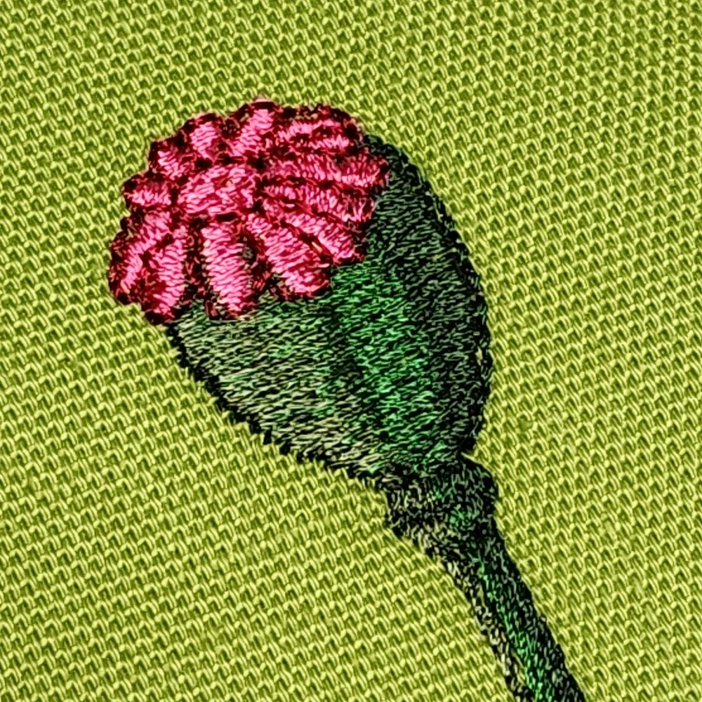 POPPY TRIPTYCH Embroidered Pillow Cover - Image 7