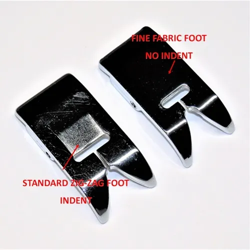 Singer Fine Fabric Zig-Zag Presser Foot - Image 3