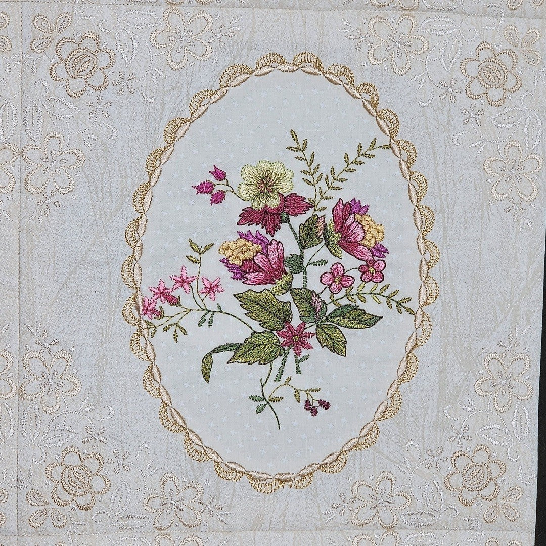 SPLENDID HOLIDAY II Embroidered Wall Hanging/Throw - Image 5
